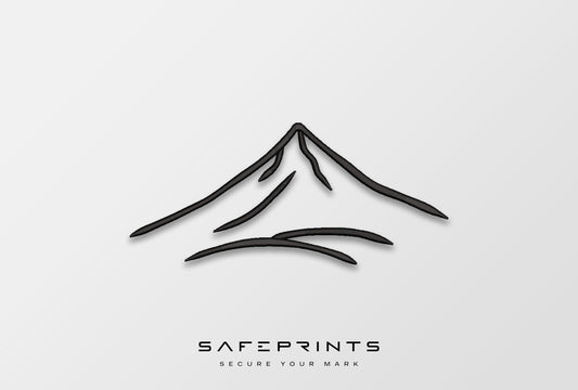 Silhouette Single Mountain