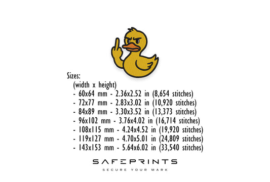 Mean Duck Giving Middle Finger