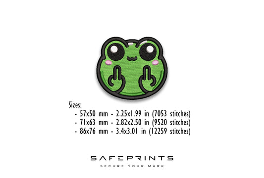 Frog Giving Double Middle Fingers