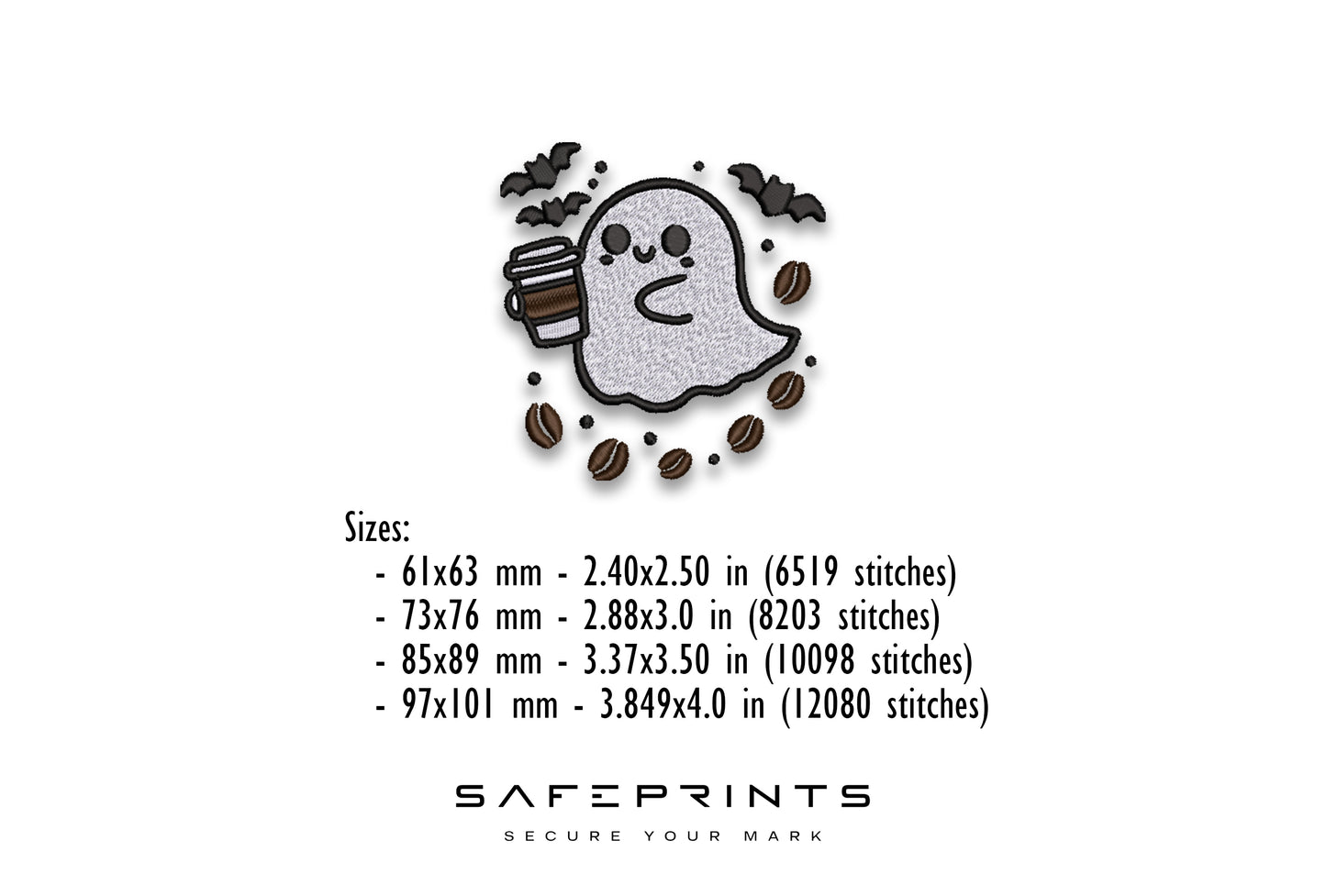 Ghost with Coffee & Bats