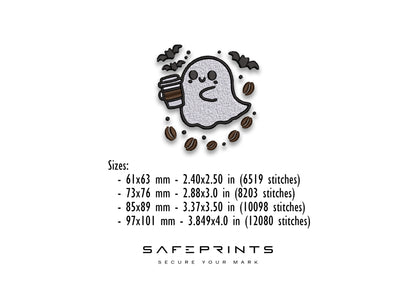 Ghost with Coffee & Bats