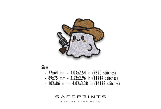 Cowboy Ghost with Pistol
