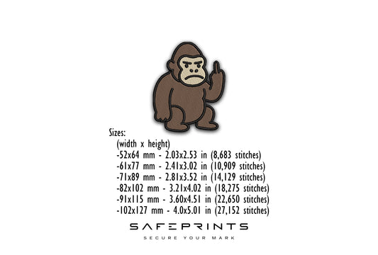 Gorilla Giving Middle Finger