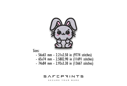 Cute Bunny Giving Middle Finger