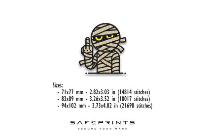 Mummy Giving Middle Finger