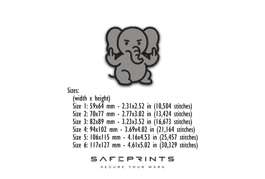 Elephant Giving Middle Finger