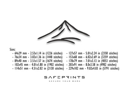 Silhouette Single Mountain