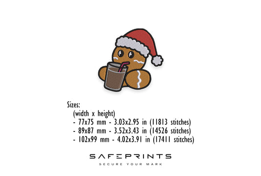 Gingerbread drinking Chocolate Milk