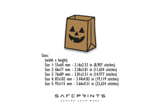 Jack O' Lantern Paper Bag/Party Bag