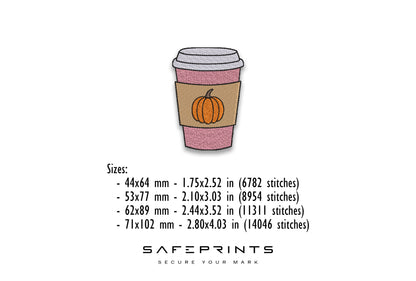 Coffee Cup with Pumpkin