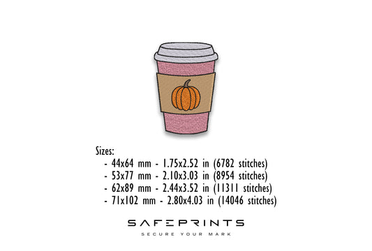 Coffee Cup with Pumpkin