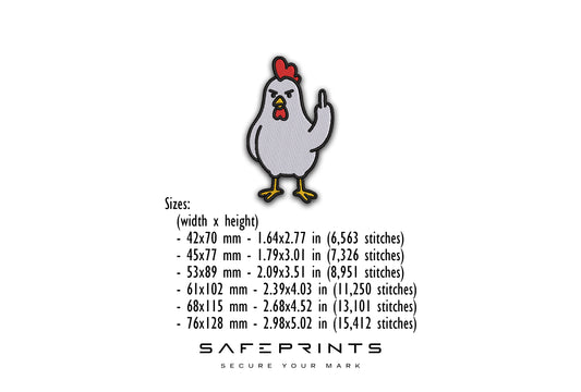 Chicken Giving Middle Finger