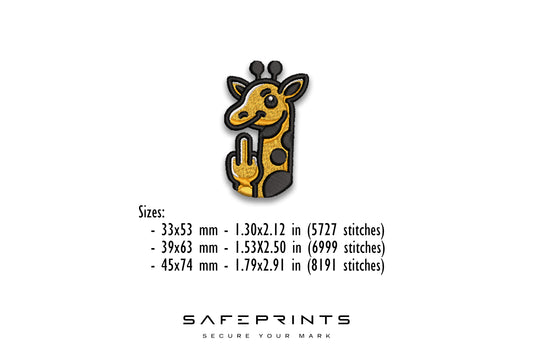 Giraffe Giving Middle Finger