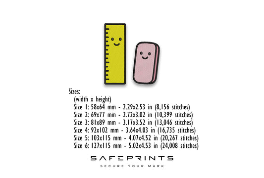 Ruler & Eraser Duo