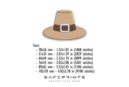 4 Different Pilgrim Hats