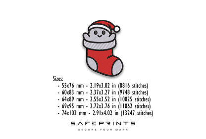 Ghost in Christmas Stocking