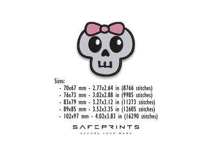Cute Skull with Bow