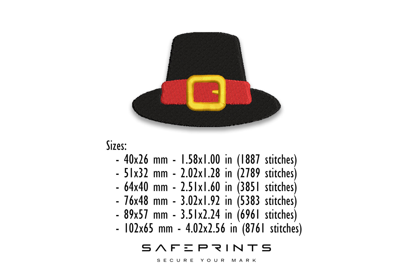 4 Different Pilgrim Hats