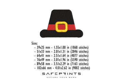 4 Different Pilgrim Hats