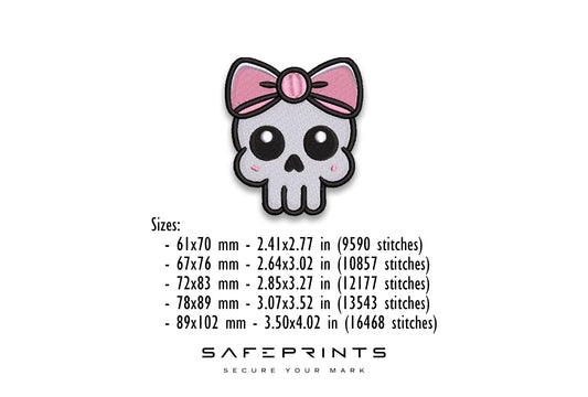 Skull with Pink Bow