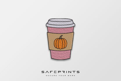 Coffee Cup with Pumpkin