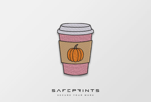 Coffee Cup with Pumpkin