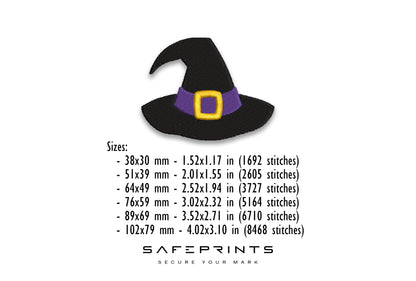 4 Different Witch Hats