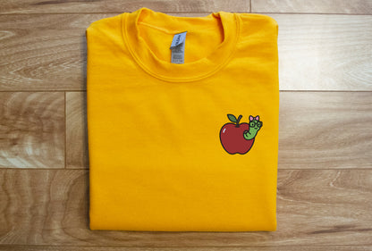 Apple Nerd Worm with Bow