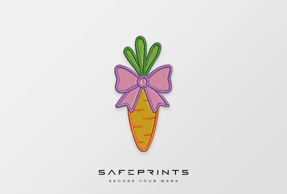 Carrot with Pink Bow