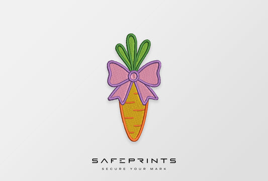 Carrot with Pink Bow