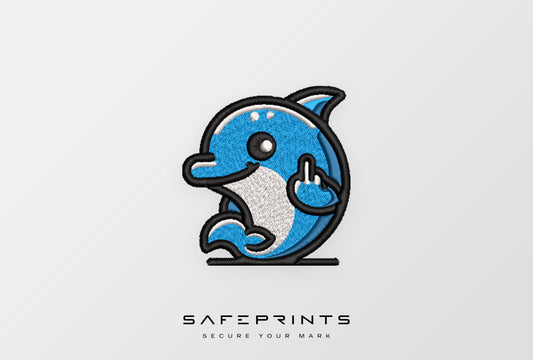 Dolphin Giving Middle Finger