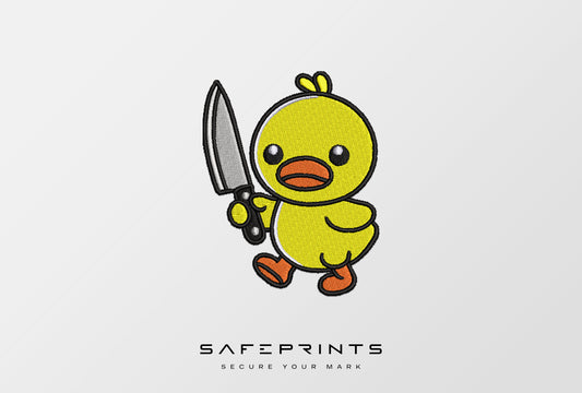 Duck Holding Knife