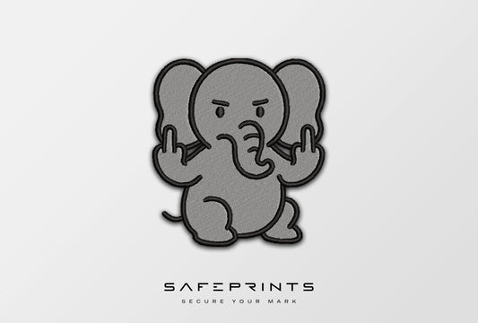 Elephant Giving Middle Finger