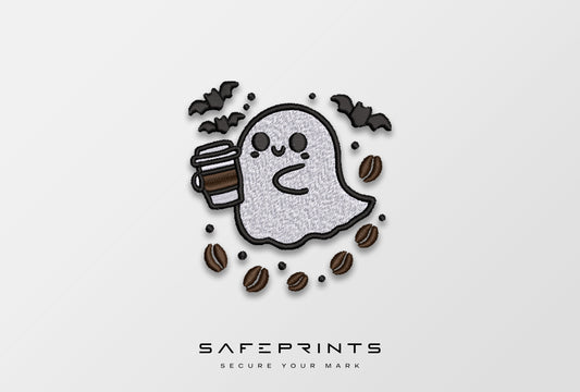 Ghost with Coffee & Bats