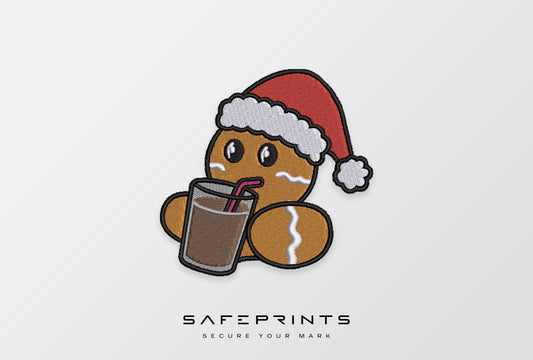 Gingerbread drinking Chocolate Milk