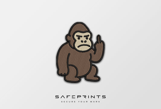 Gorilla Giving Middle Finger