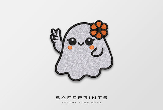 Ghost Giving Peace Sign