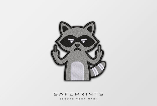 Raccoon Giving Middle Finger