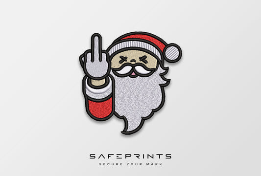 Santa Claus Giving Middle Finger